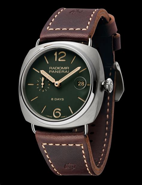 panerai watch green dial|panerai radiomir base.